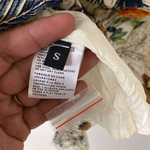 Fab'rik Tropical Print Dress With Double Pocket - Picture 11 of 12